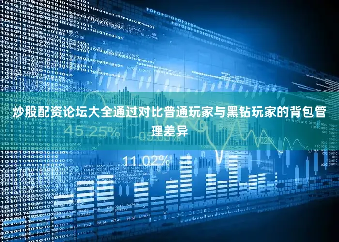 炒股配资论坛大全通过对比普通玩家与黑钻玩家的背包管理差异