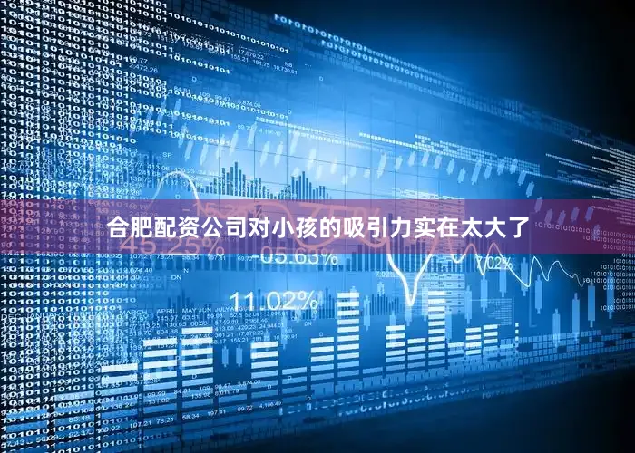 合肥配资公司对小孩的吸引力实在太大了