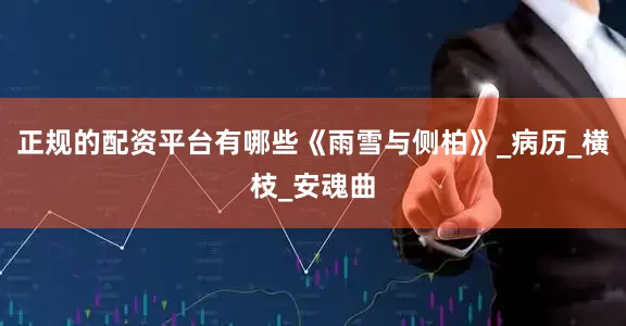 正规的配资平台有哪些《雨雪与侧柏》_病历_横枝_安魂曲